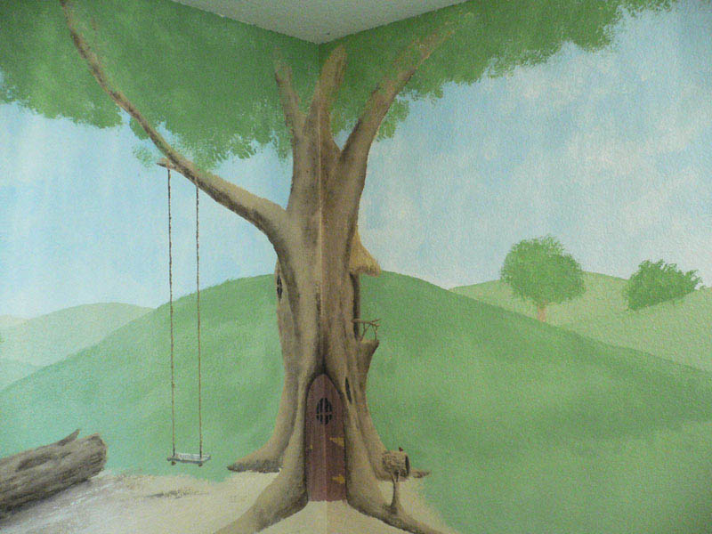 Baby's Room Mural Scenic 1