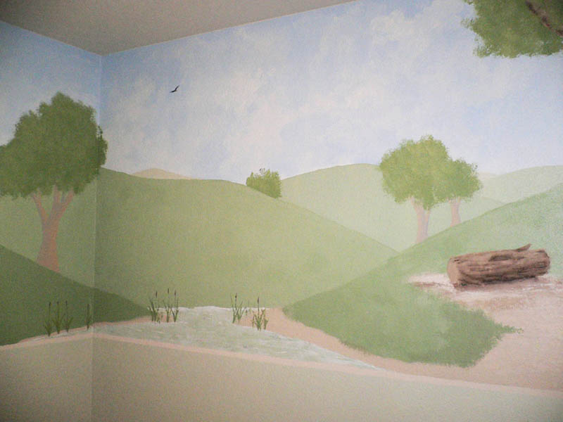 Baby's Room Mural Scenic 4