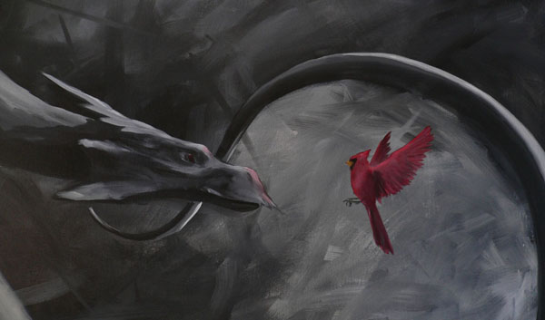 Dragon Painting - Oil on Canvas
