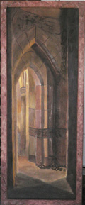 painting oil on canvas "passageway"