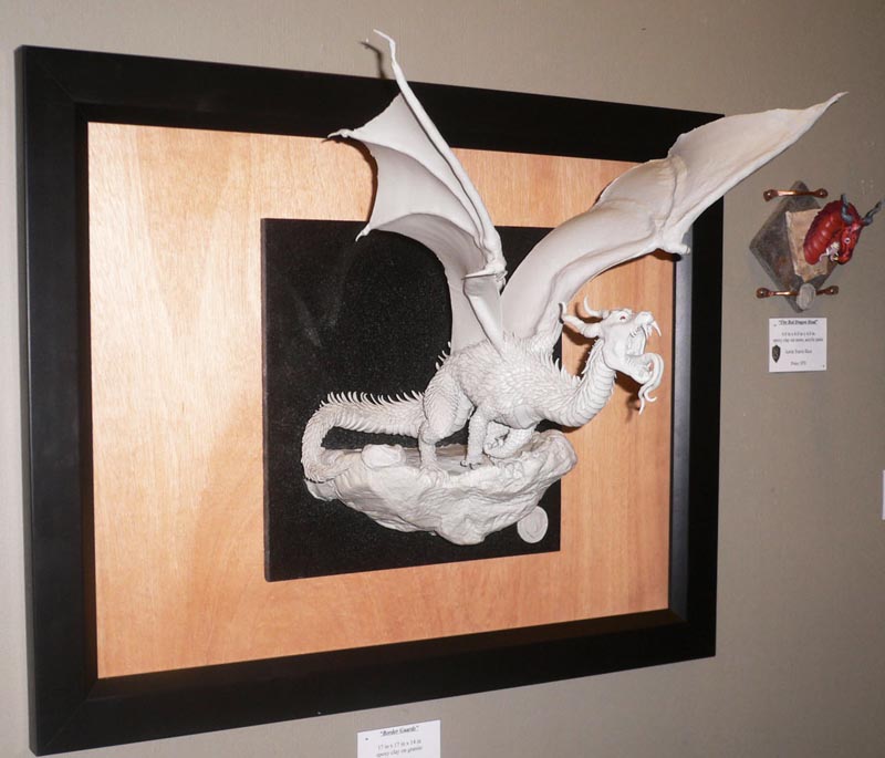 Dragon Sculpture - 2 Dragons as Guards