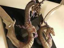 dragon sculpture "triad"