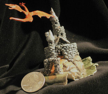 miniature castle sculpture fantasy genre